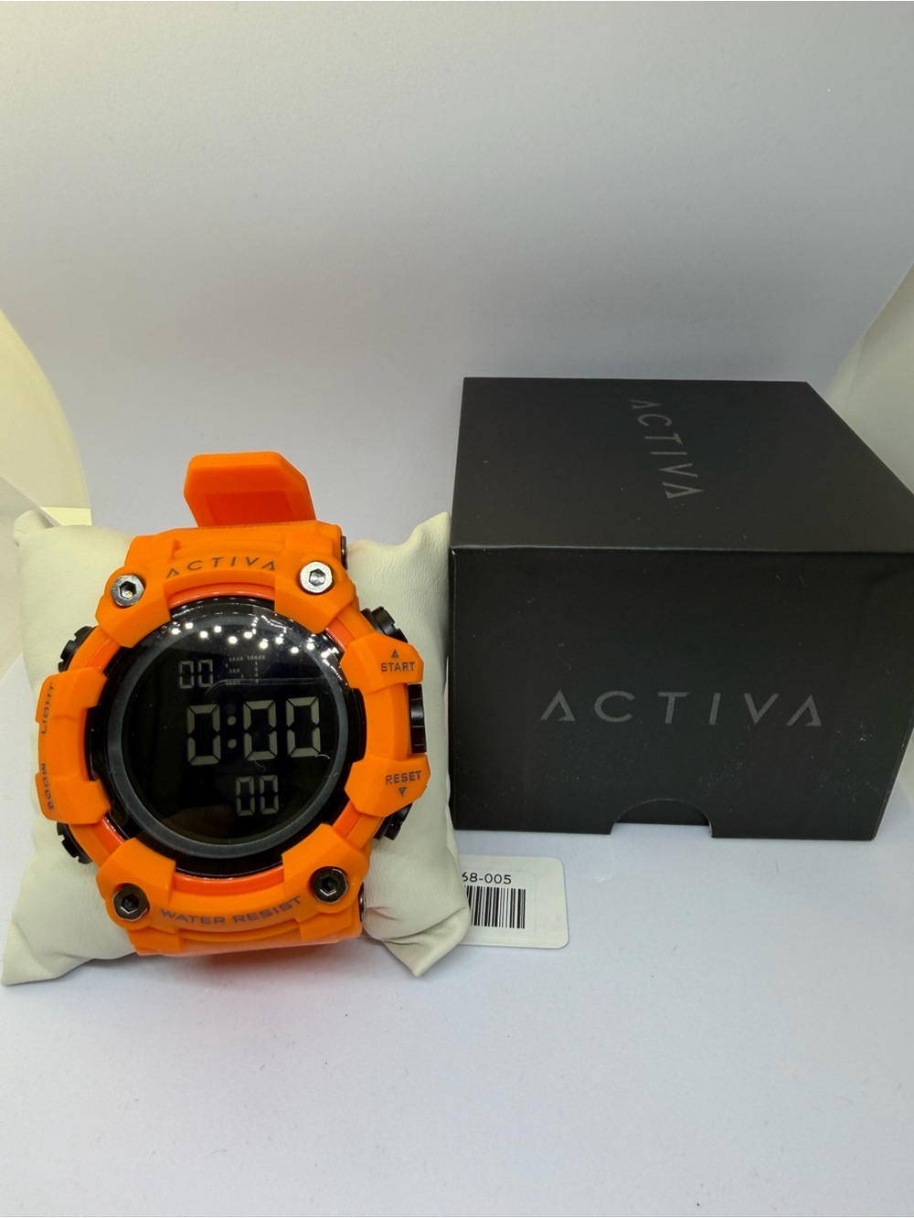 Ativa Orange and Black Digital Sports Watch